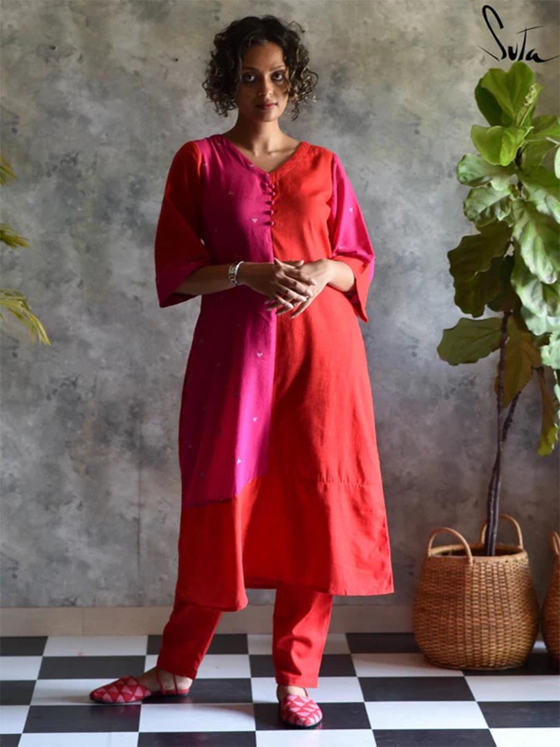 Red-Pink Kurti