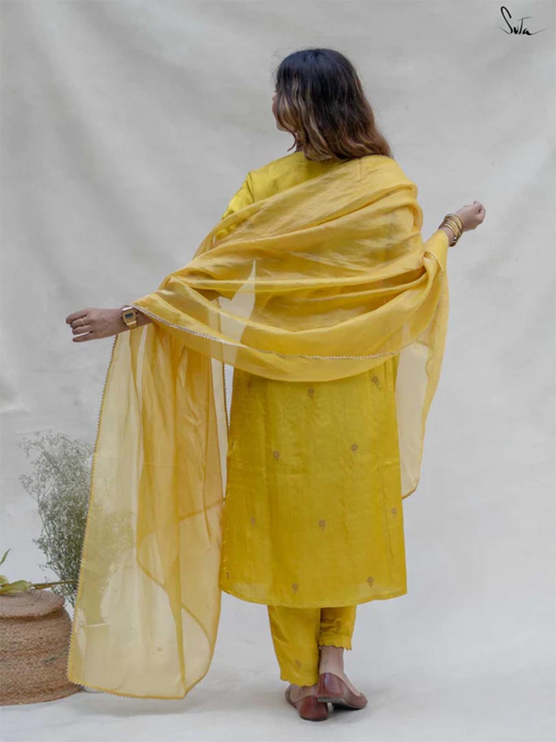 Yellow Salwar Suit - Image 2