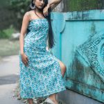 Adrija Side Slit Dress